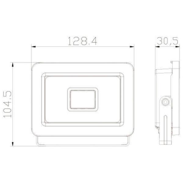 Proiector LED Horoz ASLAN-20 White / 1600 lm photo 2 Proiector LED Horoz ASLAN-20 White / 1600 lm photo 2