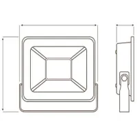Proiector LED Horoz Puma-50 Green / 2250 lm photo 3