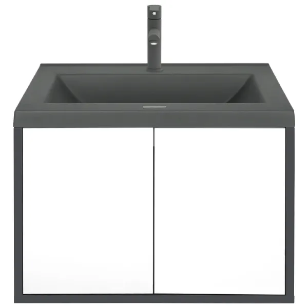 Dulap cu lavoar Montebella Neo Pe perete / PAL / Gray photo 1