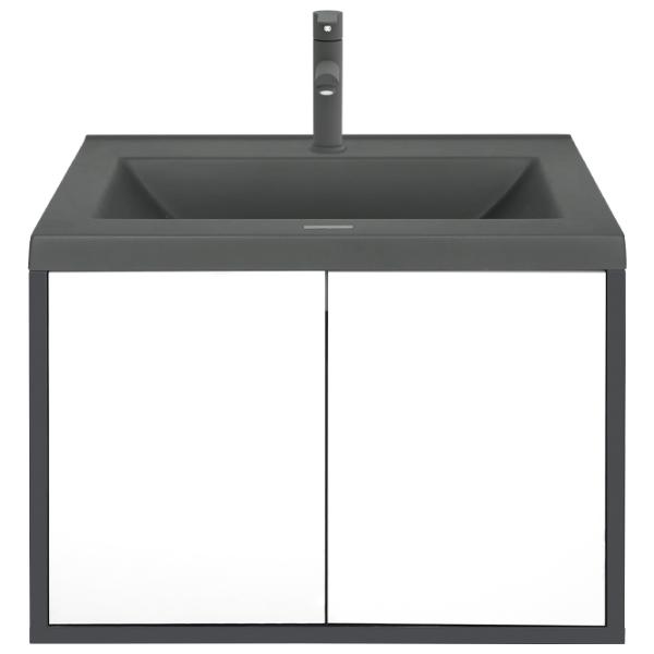 Dulap cu lavoar Montebella Neo Pe perete / PAL / Gray photo 1