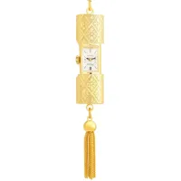 Цепочка с часами для женщин BERNEY 2701 нерж. сталь / Золотистый