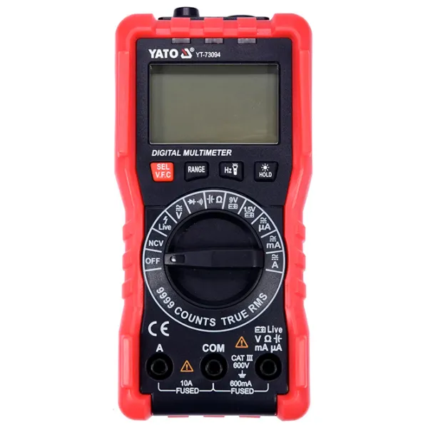 Multimetru Yato YT-73094 Digital / 9.99 МOm photo 1
