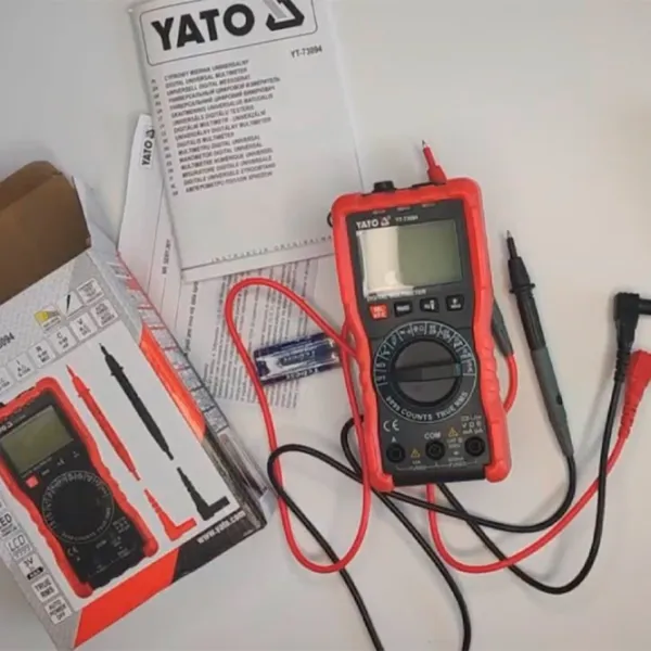 Multimetru Yato YT-73094 Digital / 9.99 МOm photo 6