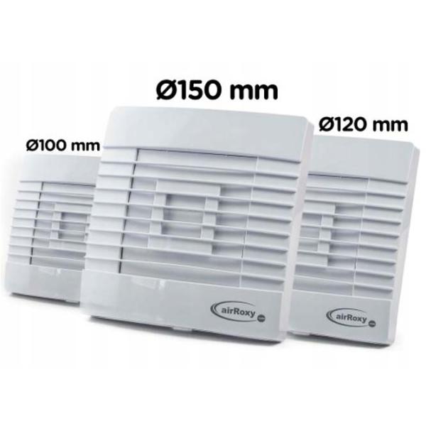 Ventilator de evacuare AirRoxy pRestige 120 ZG 16 W / 126 m3/ora photo 4