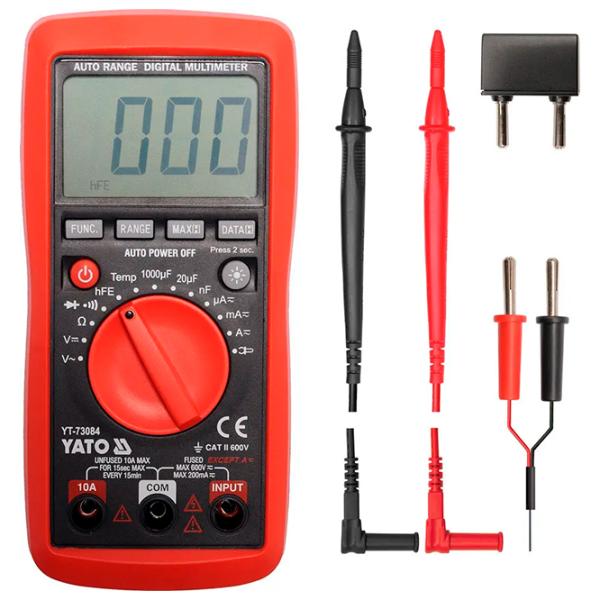 Multimetru Yato YT-73084 Digital / 20 MOm photo 2
