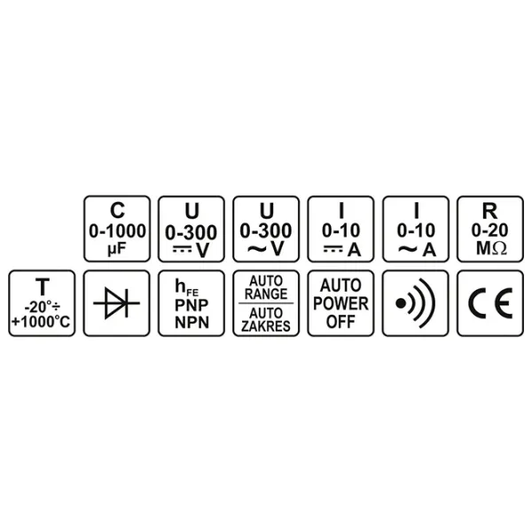 Multimetru Yato YT-73084 Digital / 20 MOm photo 4