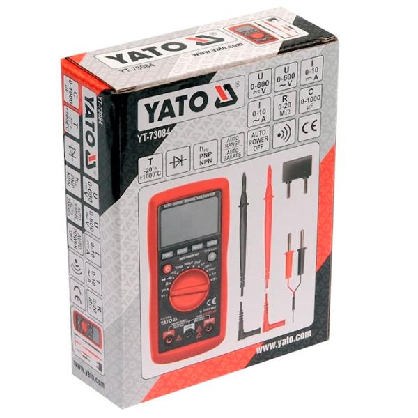 Multimetru Yato YT-73084 Digital / 20 MOm photo 6