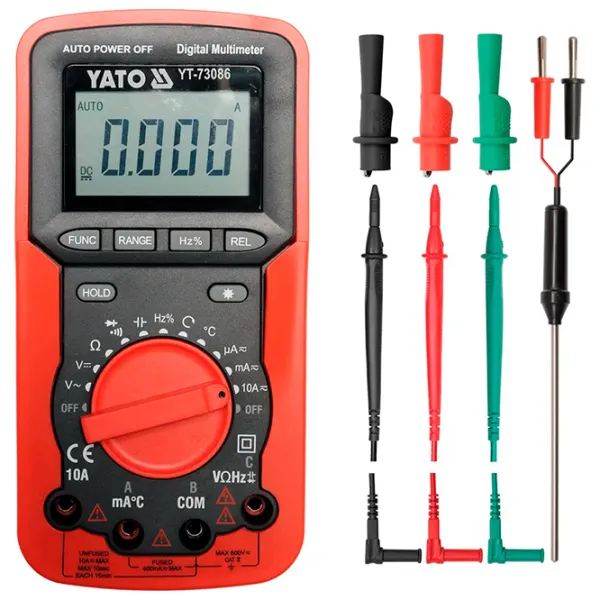 Multimetru Yato YT-73086 Digital / 40 MOm photo 2