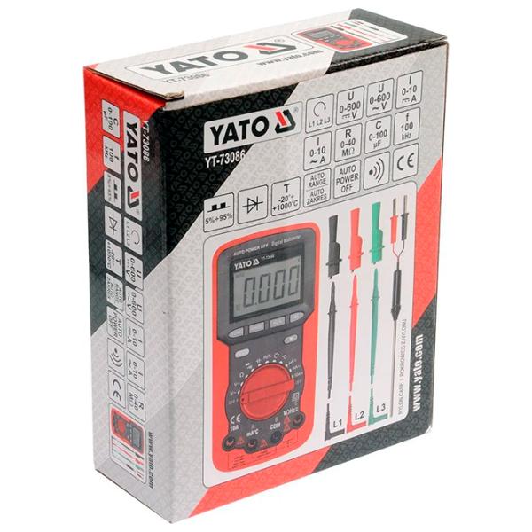 Multimetru Yato YT-73086 Digital / 40 MOm photo 4