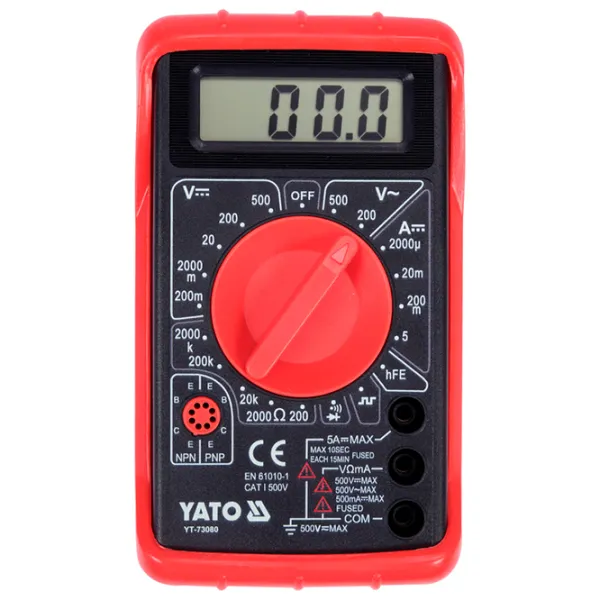 Multimetru Yato YT-73080 Digital / 2 MOm photo 1