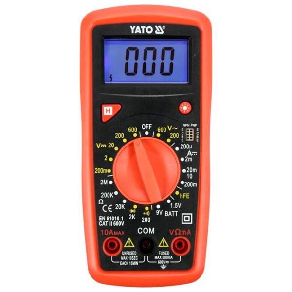 Мультиметр Yato YT-73081 Цифровой / 2 МOм photo 1