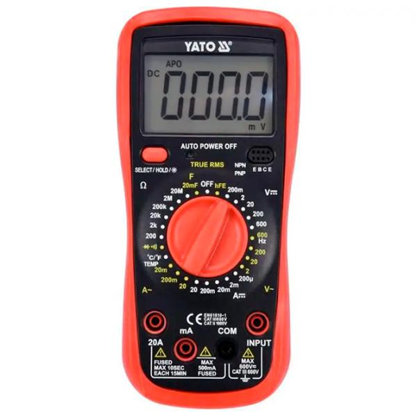 Мультиметр Yato YT-73083 Цифровой / 20 МOм photo 1