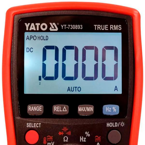 Multimetru Yato YT-730893 Digital / 200 MOm photo 4