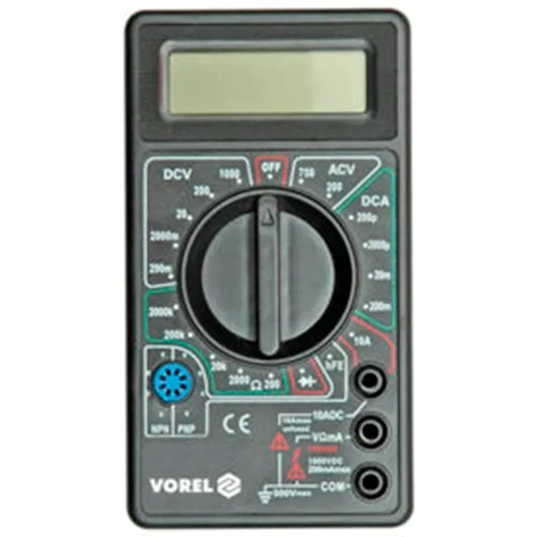 Мультиметр Vorel 81780 Цифровой / 2 МOм photo 9