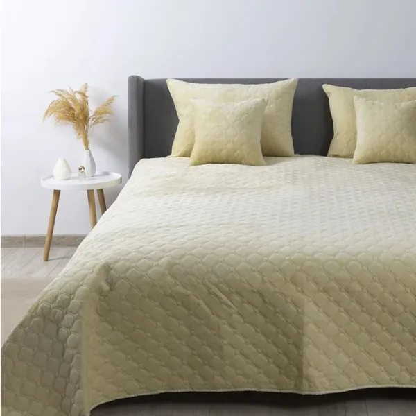 Покрывало Relaxe Home TEP VELOUR  Велюр / Бежевый photo 3