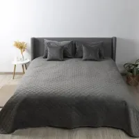 Покрывало Relaxe Home TEP VELOUR  Велюр / Grey