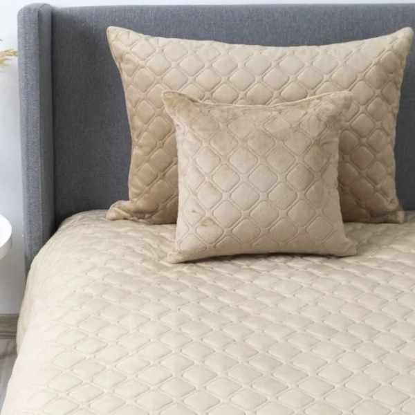 Покрывало Relaxe Home TEP VELOUR  Велюр / Золотой Бежевый photo 3 Покрывало Relaxe Home TEP VELOUR  Велюр / Золотой Бежевый photo 3