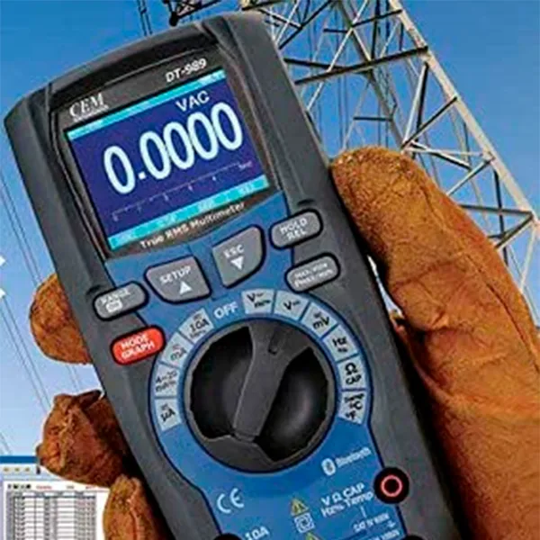 Multimetru CEM DT-989 Digital / 50 MOm photo 2