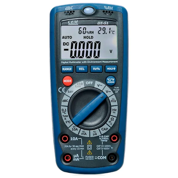 Multimetru CEM DT-51 Digital / 40 MOm photo 1