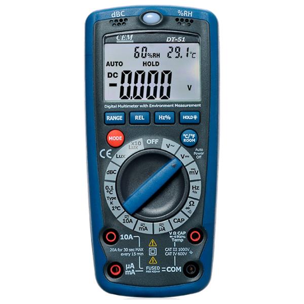 Multimetru CEM DT-51 Digital / 40 MOm photo 1