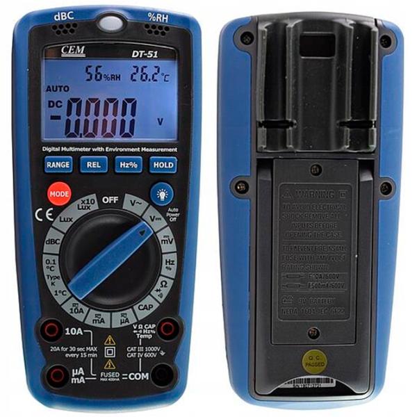 Multimetru CEM DT-51 Digital / 40 MOm photo 2
