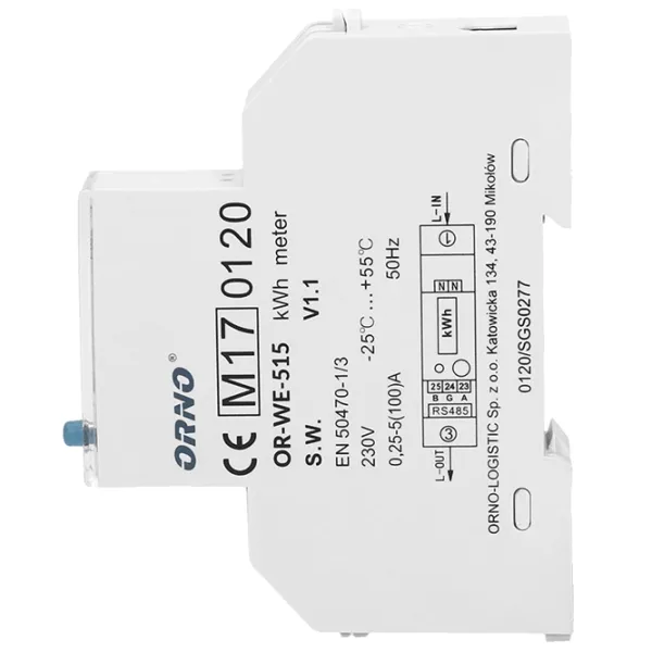 Contor digital ORNO ORWE526 White photo 3
