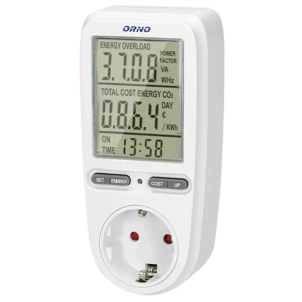 Contor electric ORNO ORWAT435GS White photo 1