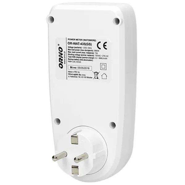 Contor electric ORNO ORWAT435GS White photo 3