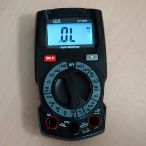 Multimetru CEM DT-660 Digital / 2 MOm photo 6