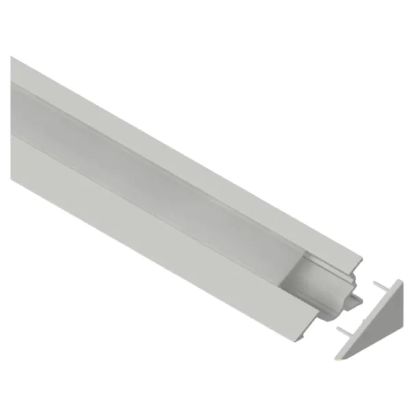 Capac profil LED Rejs TR19.0010.05.013  Plastic /  photo 1