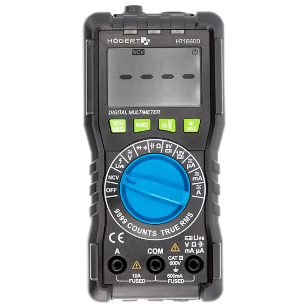 Мультиметр Hoegert HT1E600 Цифровой / 99.99 МOм photo 1
