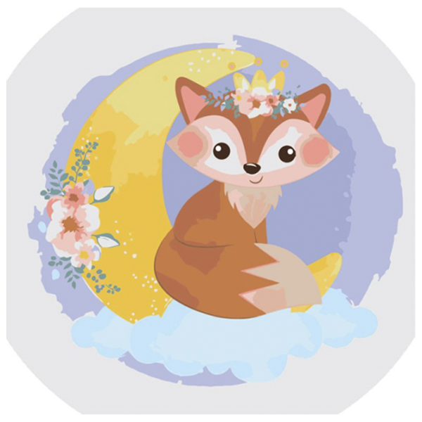 Картина по номерам Strateg Лисенок ES010 30 x 30 см / Вертикальная photo 1 Картина по номерам Strateg Лисенок ES010 30 x 30 см / Вертикальная photo 1