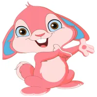 Картина по номерам Strateg Зайчонок ES056 30 x 30 см / Вертикальная