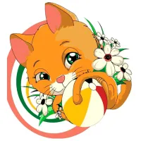 Картина по номерам Strateg Мячик в лапках ES067 30 x 30 см / Вертикальная