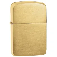 Зажигалка Zippo Brushed Brass 1941 Replica Золотистый / 