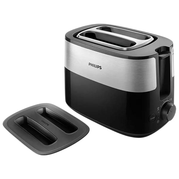 Toster Philips HD2517/90 Mecanic / 830 W / Black photo 2