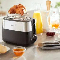 Тостер Philips HD2517/90 Механическое / 830 Вт / Черный photo 6