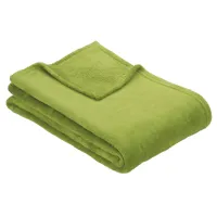Cuvertură Ibena Fleecedecke Olbia  Poliester / Apple Green