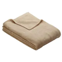 Покрывало Ibena Fleecedecke Olbia  Полиэстер / Бежевый