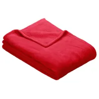 Cuvertură Ibena Fleecedecke Olbia  Poliester / Red