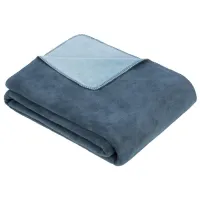 Покрывало Uni Decke Dublin Полиэстер / Аквамариновый