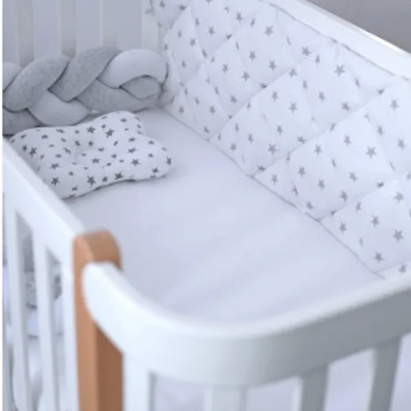 Protectie interioară pentru pătuț Veres VR 154.001.03  White / Bumbac photo 1