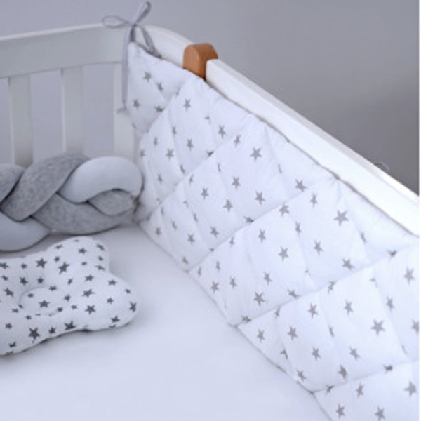 Protectie interioară pentru pătuț Veres VR 154.001.03  White / Bumbac photo 2