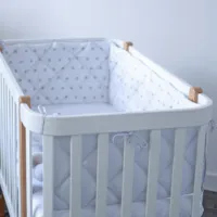 Protectie interioară pentru pătuț Veres VR 154.01.05  White / Bumbac