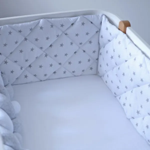 Protectie interioară pentru pătuț Veres VR 154.01.05  White / Bumbac photo 3