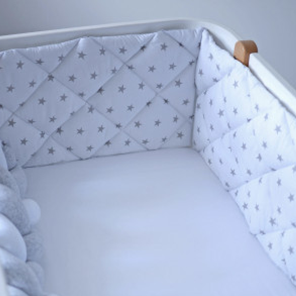 Protectie interioară pentru pătuț Veres VR 154.01.05  White / Bumbac photo 3