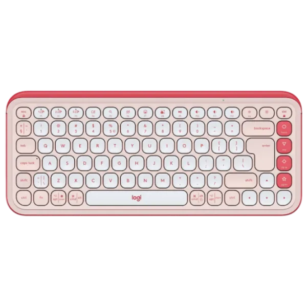 Клавиатура Logitech POP ICON Wireless Беспроводные / Роза photo 1
