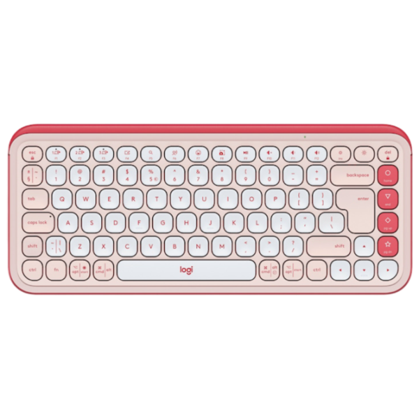 Клавиатура Logitech POP ICON Wireless Беспроводные / Роза photo 1