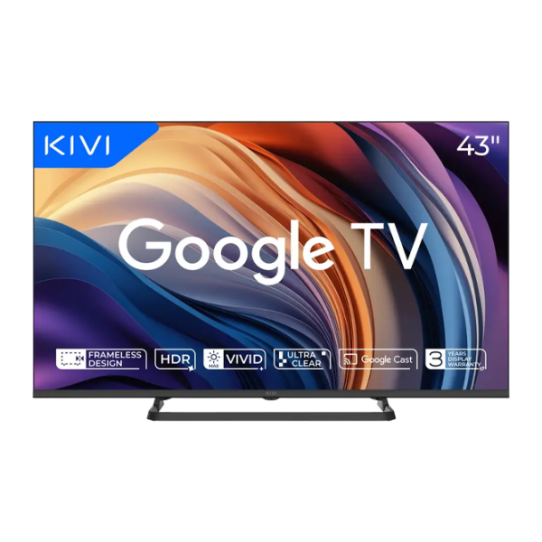 Телевизор Kivi 43U710QB  43" / LED / 4K / Smart TV / Черный photo 1 Телевизор Kivi 43U710QB  43" / LED / 4K / Smart TV / Черный photo 1