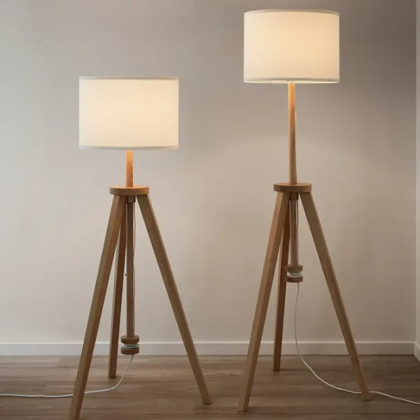 Lampadar Ikea Lauters  Lemn natural /  photo 2 Lampadar Ikea Lauters  Lemn natural /  photo 2